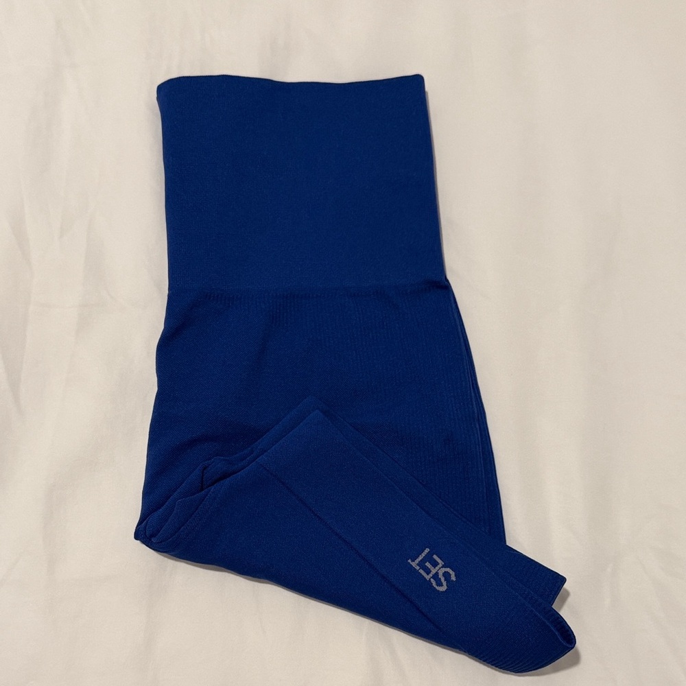 Set Active Sculptflex Bike Shorts Royal Blue Size: S
